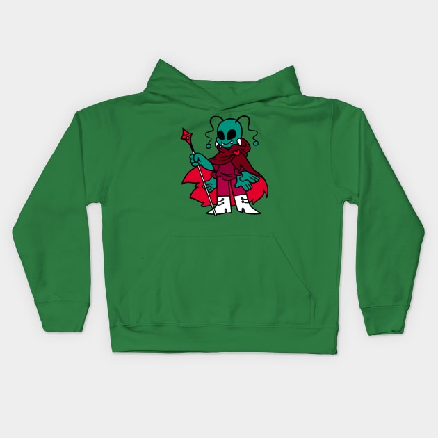 Alien Queen Kids Hoodie by Get A Klu Comics